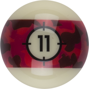 Aramith Camouflage Replacement Ball – #11 | Golden Break Billiards